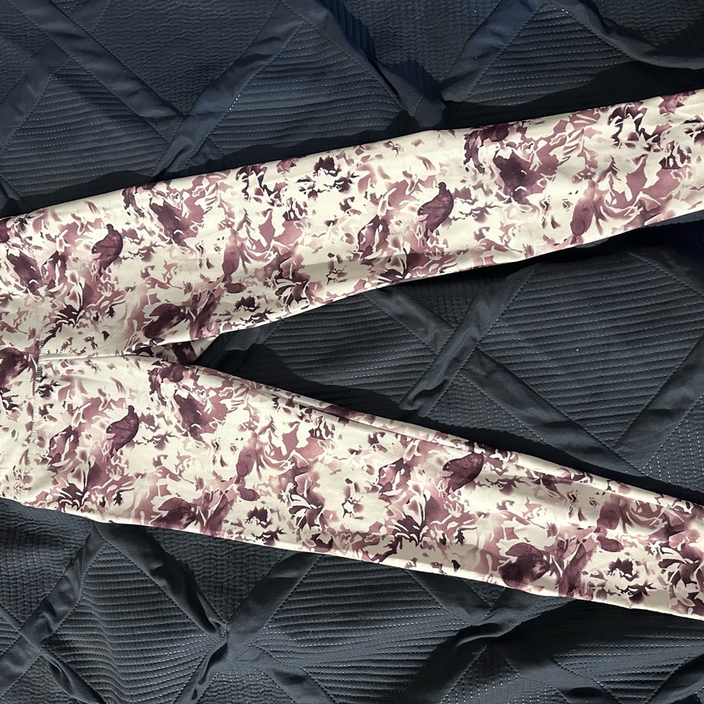 Balance Collection Floral Print Leggings Size M